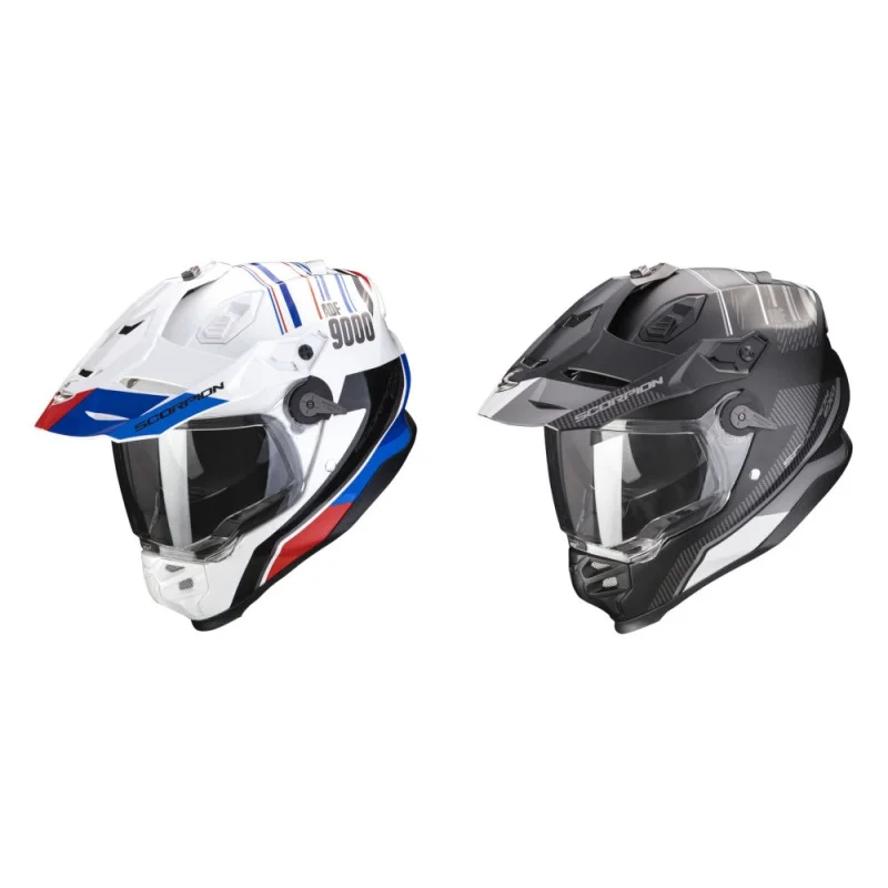 Vendita Finale Casco Adventure Dual Sport Scorpion ADF-9000 Air Desert