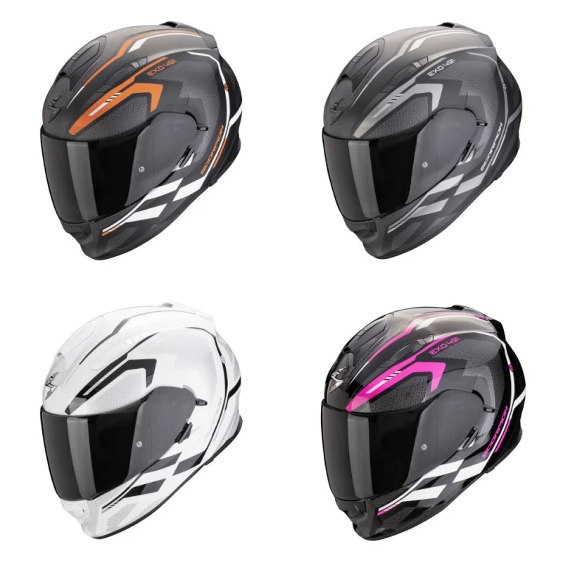 Prezzo Ridotto Casco integrale in policarbonato Scorpion Exo-491 Kripta