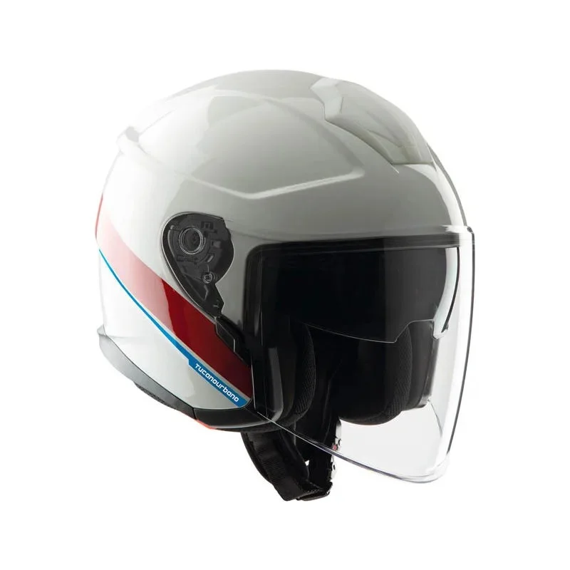 Must-Have Tucano Urbano El Max Casco ECE6 moto Jet con doppia visiera