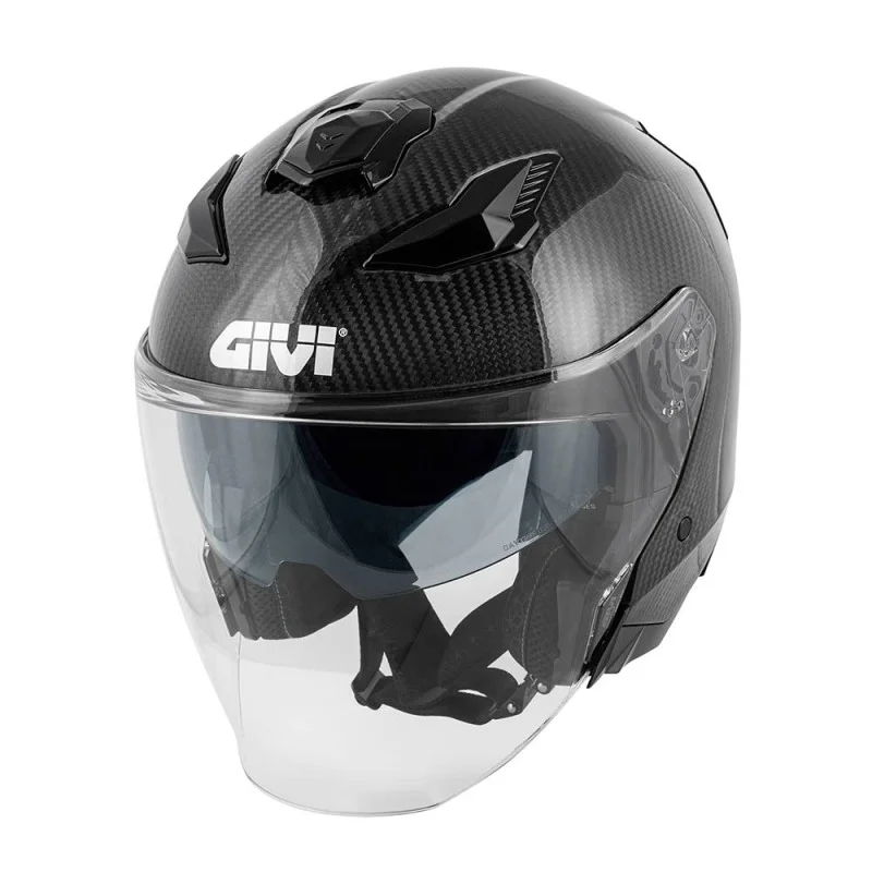 Givi X31 Carbon Solid Color Casco Jet in Fibra di Carbonio Spedizione Espresso