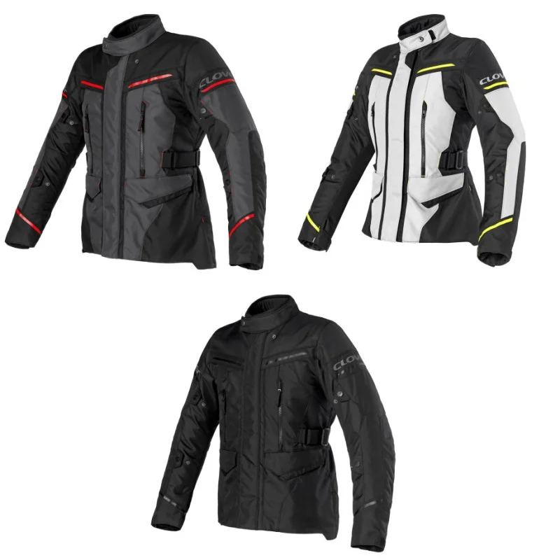 Giacca da moto 2 strati Clover Storm 4 WP Lady Spedizione Gratuita