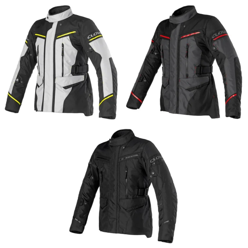 Spedito Oggi Giacca da moto 2 strati Clover Storm 4 WP