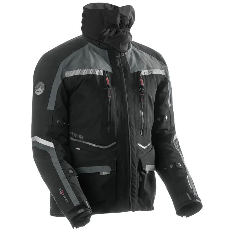 Promozione Dane Ribe Giacca 3 strati da moto in Gore-tex PRO Nero