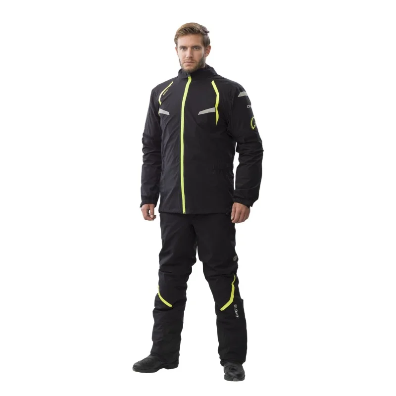 Ultime Pezzi Completo Antipioggia Dane Byge in XPR-Tex Nero