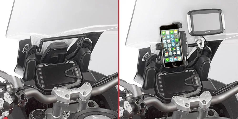 Traversino da montare dietro il cupolino per installare S902A, S920M, S920L e porta GPS-smartphone Esclusivo