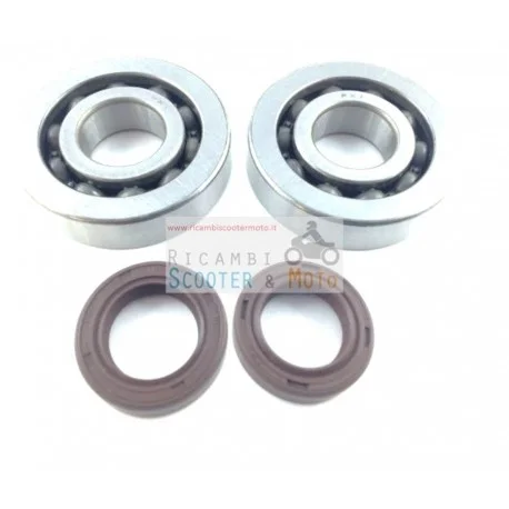 Prezzo Conveniente Kit Cuscinetti / Paraoli Revisione Albero Motore Gilera Runner 50