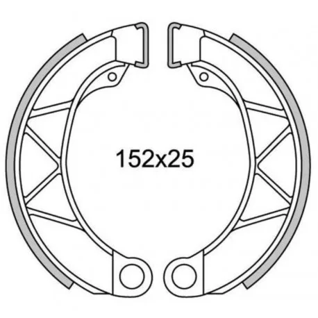 Occasione Imperdibile Ganasce Freno Anteriore Lambretta Dl 125 150 200