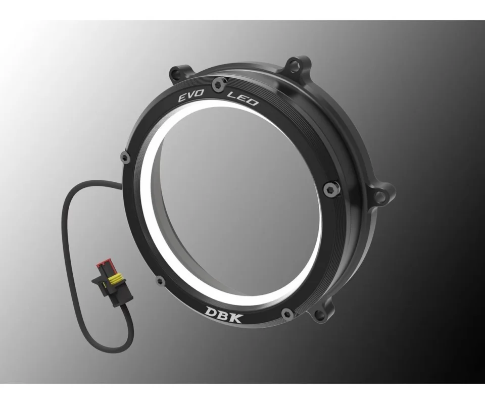 A Buon Prezzo Coperchio Frizione Trasparente Evo Led Nero Dbk Per Ducati Streetfighter V2Modelli dal 2022 al 2026 CC1199L02DD
