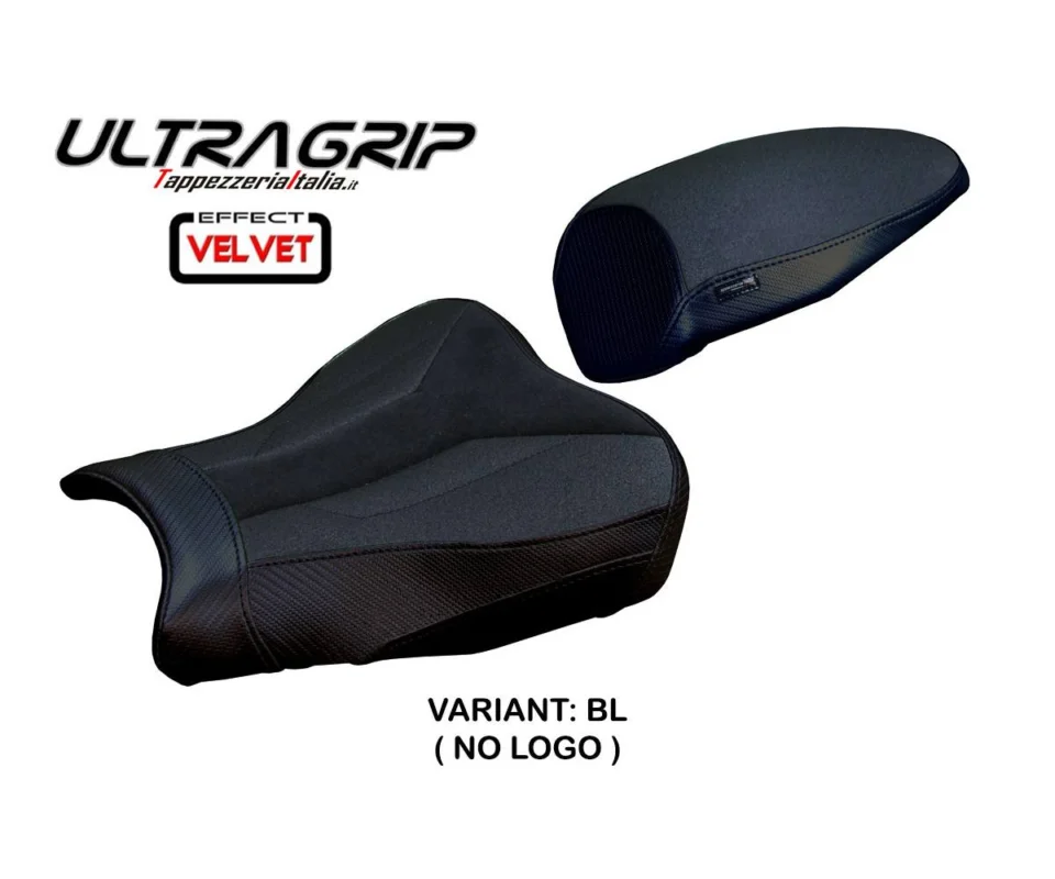 Offerta Speciale Rivestimento sella Hermes Ultragrip Velvet Nero BL Tpz compatibile per KAWASAKI NINJA ZX 25 RModelli dal 2020 al 2026 KWZX25HU-BL-2