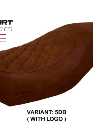 Spedizione Gratuita Rivestimento sella Miami Comfort System Testa Di Moro DB + logo Tpz compatibile per HARLEY DAVIDSON STREET 500 / 750Modelli dal 2016 al 2021 HDSTRMC-5DB-1
