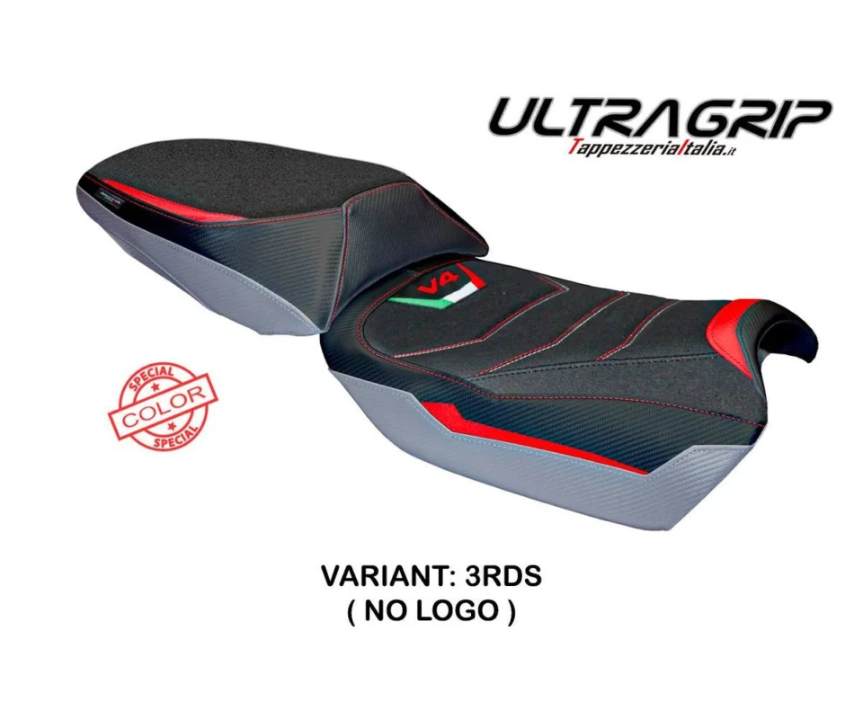 Rivestimento sella Adria Ultragrip Rosso - Argento RDS Tpz compatibile per DUCATI MULTISTRADA V4 RALLYModelli dal 2023 al 2026 DMLV4RAU-3RDS-2 Compra Oggi Stesso