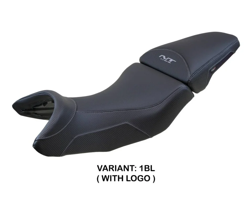Promozione Rivestimento sella Miyagi Nero BL + logo Tpz compatibile per HONDA NT 1100Modelli dal 2021 al 2026 HONT11M-1BL-1