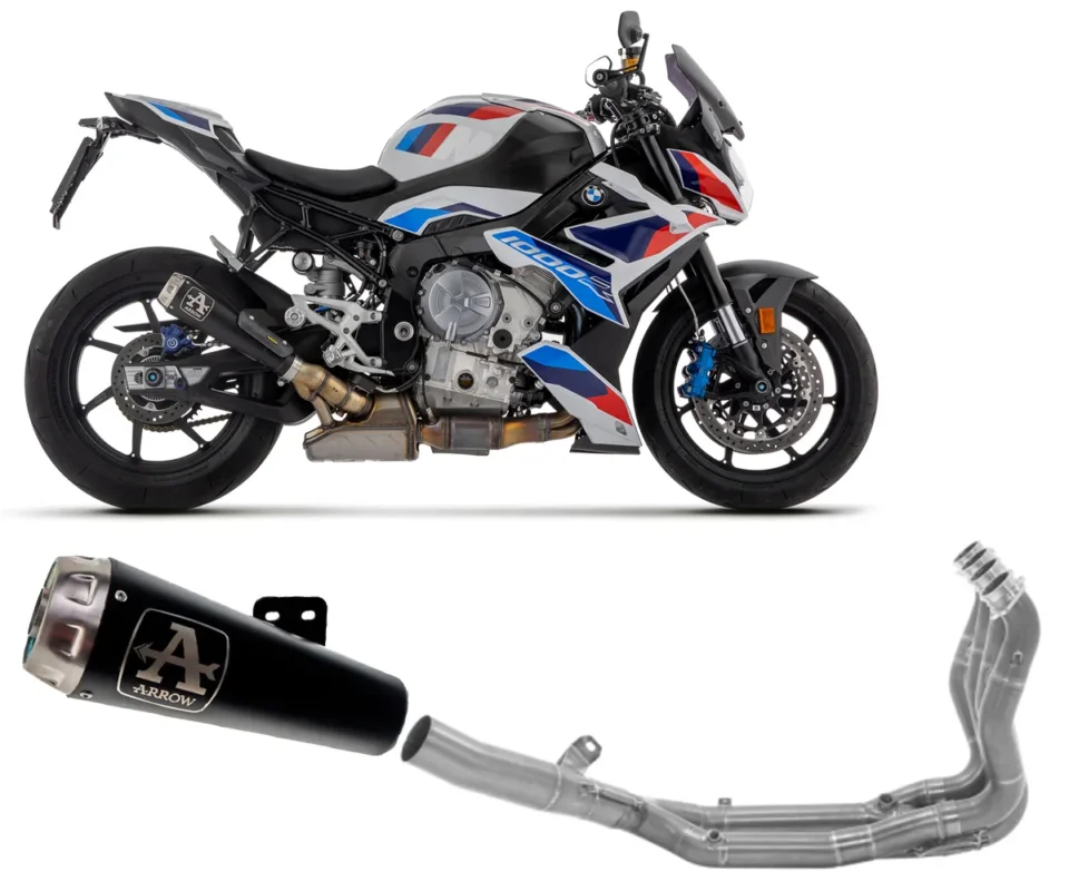 Terminale Pro-Race Arrow nichrom Dark Collettore Racing in Titanio per BMW M 1000 RModelli dal 2023 al 2024 71903PRN + 71768MI Compra Adesso