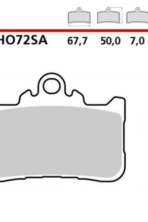 A Buon Prezzo Pastiglie Brembo Freno Anterioriper Honda CB F 500Modelli dal 2022 al 2026 07HO72SA