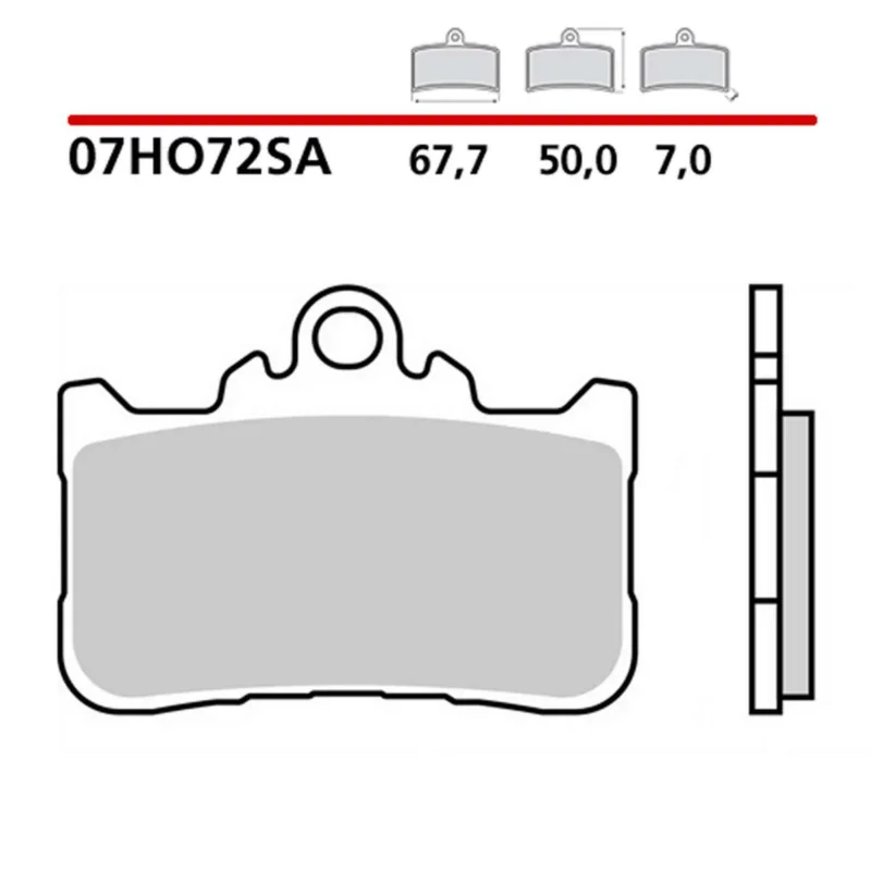 A Buon Prezzo Pastiglie Brembo Freno Anterioriper Honda CB F 500Modelli dal 2022 al 2026 07HO72SA
