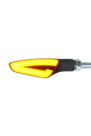 A Buon Prezzo Frecce ( Coppia Indicatori Di Direzione Omologati E8) Nero Lucido Lightech per Kawasaki Z1000 SXModelli: 2017 FRE932NER