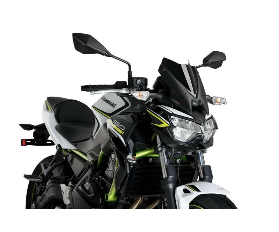 A Buon Prezzo Cupolino PUIG Nero Naked N.G. Sportper KAWASAKI Z650 650Modelli dal 2020 al 2022 3864N