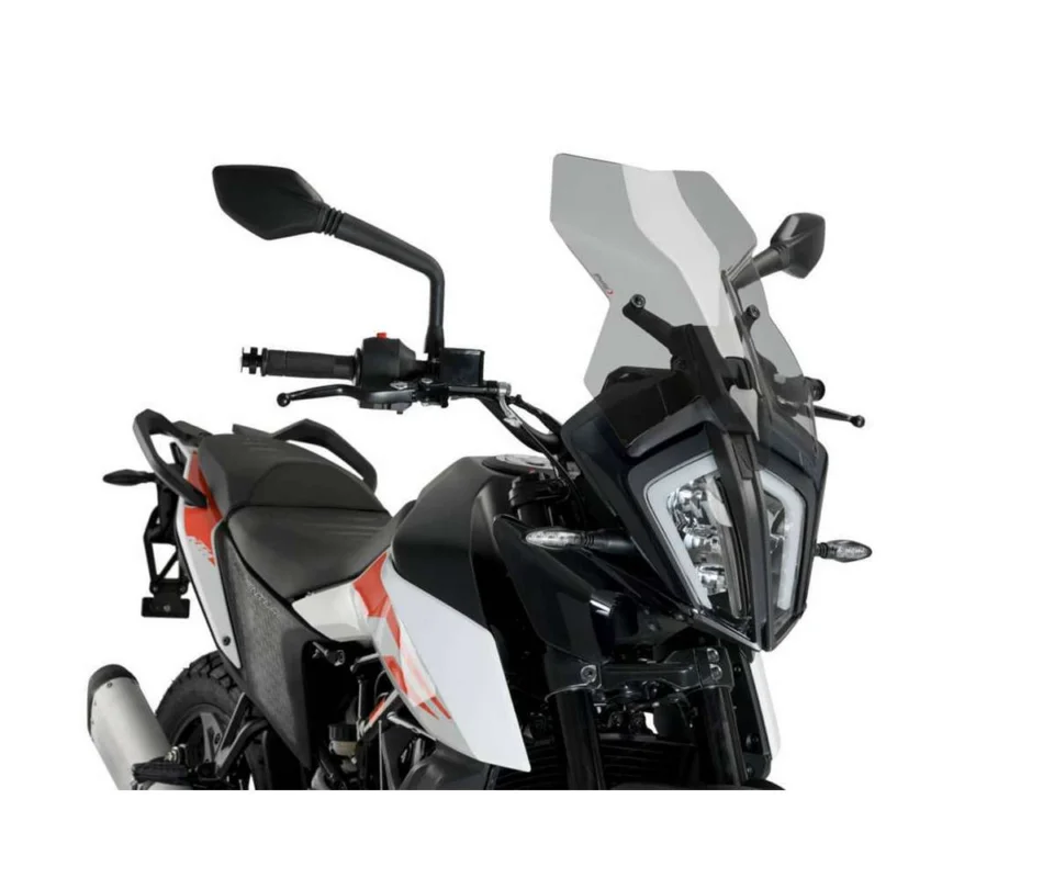Cupolino PUIG Fume Chiaro Touringper KTM ADVENTURE 390Modelli dal 2020 al 2026 20414H Consegna Rapida