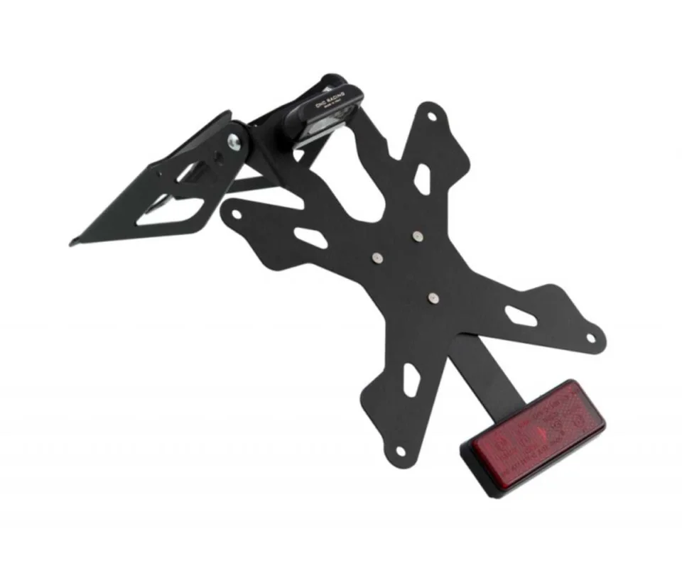 Prezzo Scontato Porta Targa Regolabile Cnc Racing Nero Ducati Hypermotard 1100 Evo SpModelli dal 2010 al 2012 PT109B