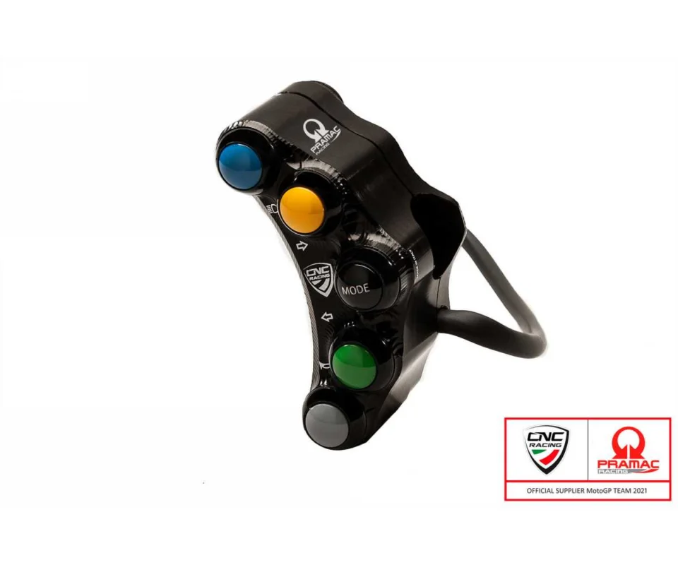 Pulsantiera Sinistra Pramac Racing Lim. Ed. Versione Stradale Cnc Racing Nero Ducati Hyperstrada 939Modelli: 2016 SWD01BPR Offerta Lampo